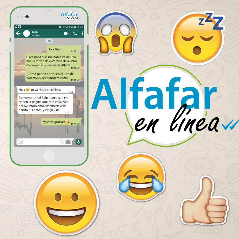 Difusión Whatsapp Ayuntamiento Alfafar